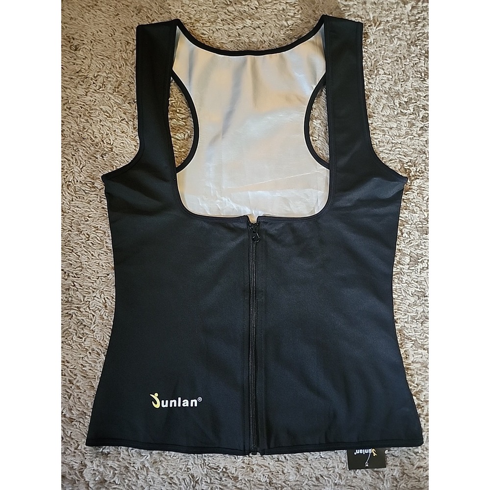 JUNLAN SAUNA WEIGHT LOSS SLIMMING‎  VEST WOMENS LARGE NEW WITH TAGS
